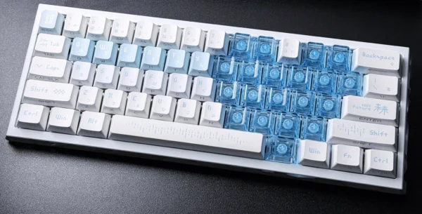 Ethereal Snow Custom Keycaps