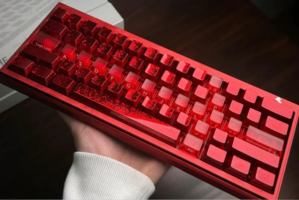 IMG_6747 Red Core Pulse Custom Keycaps