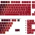 Gradient Transparent Custom Keycaps