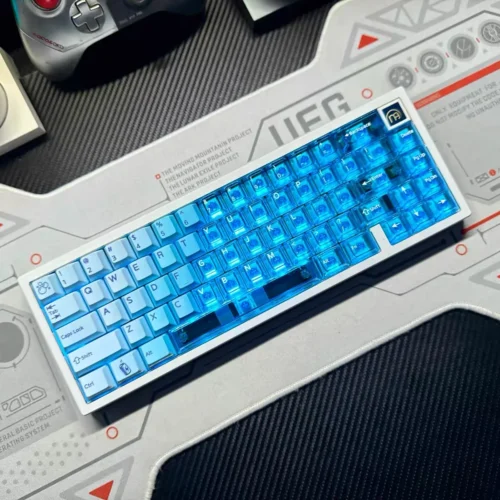 Gradient Transparent Custom Keycaps