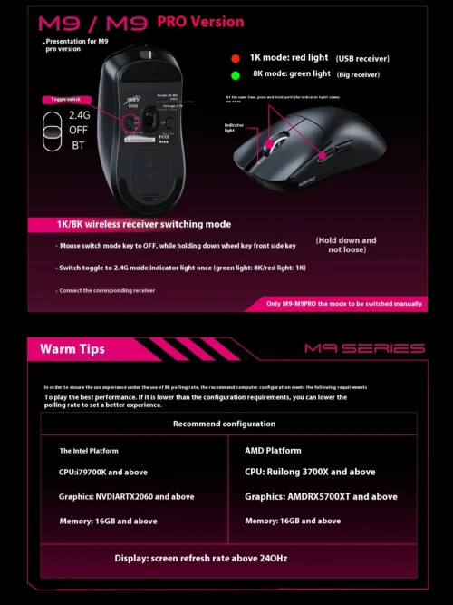 Leop M9 Pro Gaming Mouse