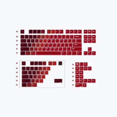Gradient Transparent Custom Keycaps