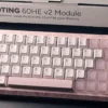 Pink Ice Cream Custom Keycaps