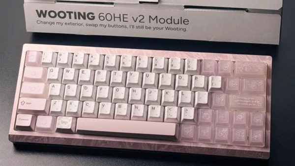 Pink Ice Cream Custom Keycaps