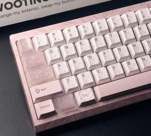 HJ3KNSgakAA2D65 Pink Ice Cream Custom Keycaps