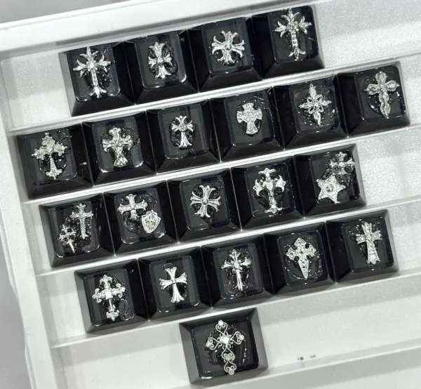 Lace Cross Artisan Custom Keycaps