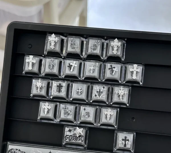Lace Cross Artisan Custom Keycaps