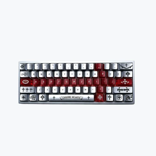 Chrome Cross Sword Custom Metal Keycaps