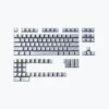 Gradient clear (5) Glacier Crack Fiber Keycaps