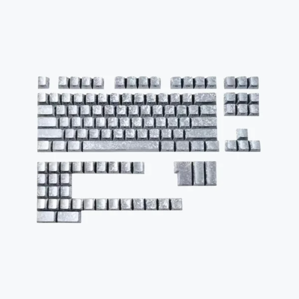Gradient clear (5) Glacier Crack Fiber Keycaps
