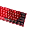 Gradient clear (5) Ruby Frame Custom Keycaps
