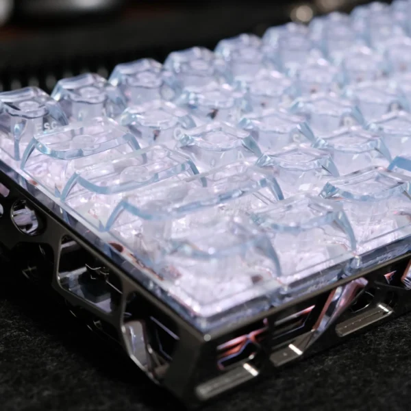 Gradient clear (9) Galaxy Prism Refract Custom Keycaps