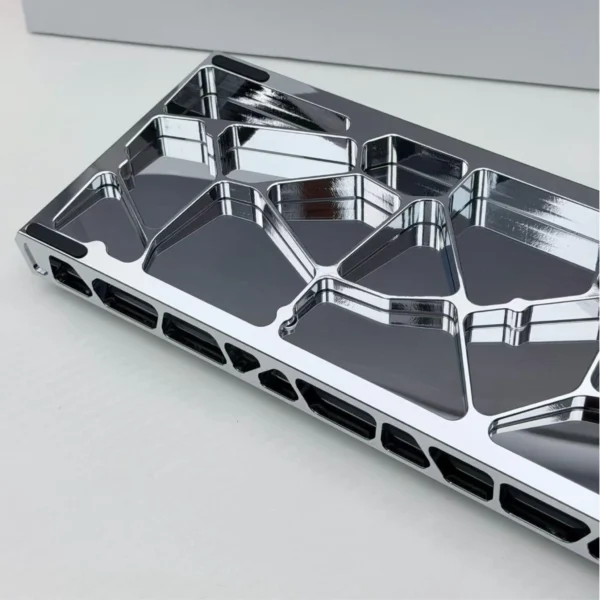 Polished Hollow Aluminium Keyboard Case
