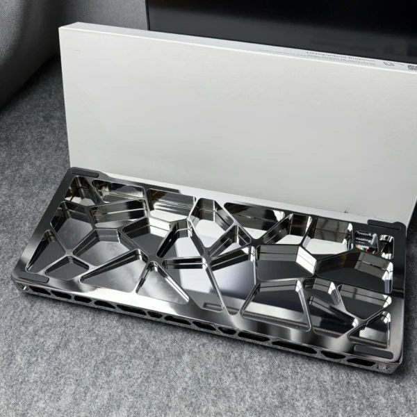 Polished Hollow Aluminium Keyboard Case
