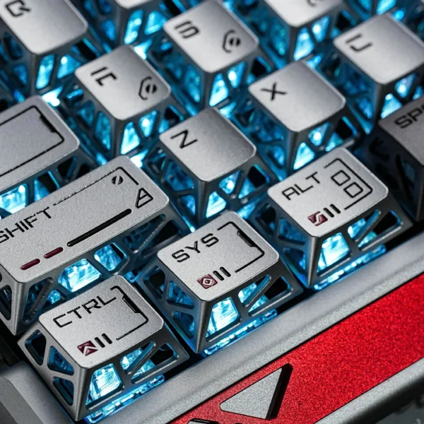 Space Metal Orbit Keycaps