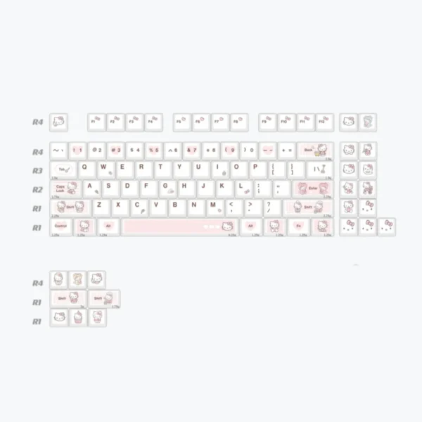 PAS-004 Phantom Anime Custom Keycaps