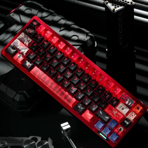Xiao Crimson Cloud Keycaps