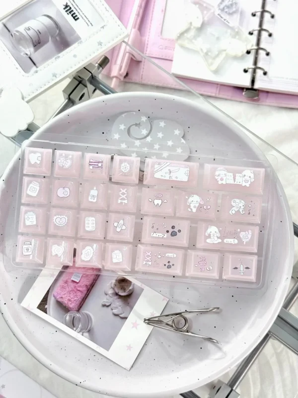 IMG_9865 Twilight Reverie Blush Keycaps