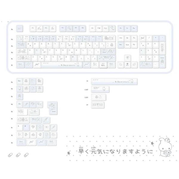 Shimmer Brook Journal Keycaps